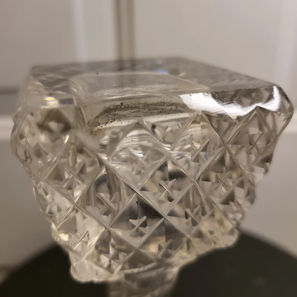 Antique Cut Crystal Bud Vase 6" - Picture 10 of 10